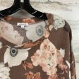 Top Long Sleeve By White Birch In Brown, Size: L Fashion