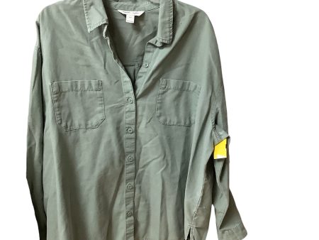 Top Long Sleeve By Old Navy In Green, Size: Xxl For Cheap