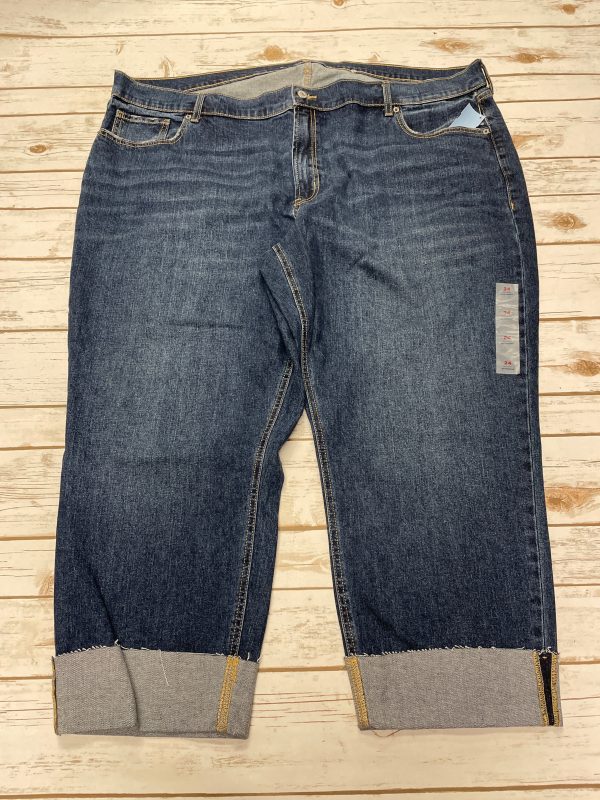 Jeans Boyfriend By Old Navy In Blue Denim, Size: 24 Hot on Sale