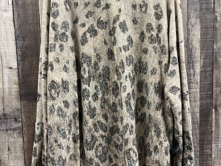 Top Long Sleeve By West Bound In Animal Print, Size: 1x Discount