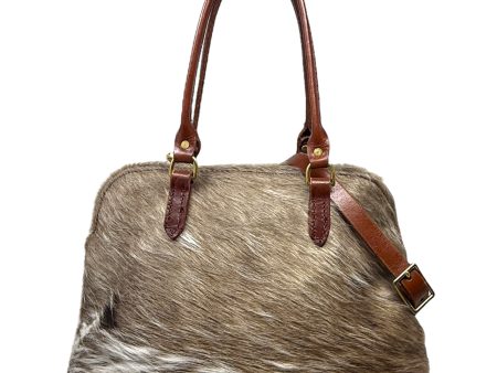 Handmade Sally Ann Hair-On-Hide Leather Crossbody Bag By Wild Goose, Size: Medium Online now