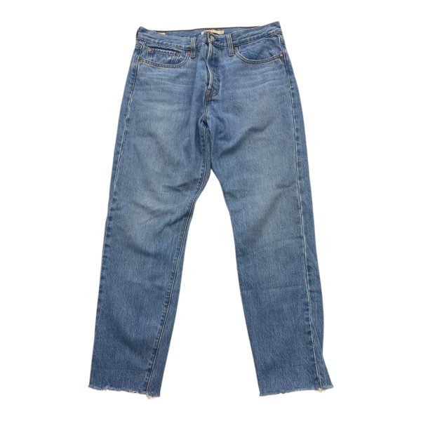 Jeans Boyfriend By Levis In Blue, Size: 12 For Sale