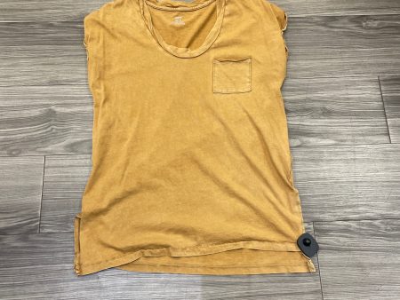 Top Short Sleeve By Aerie In Yellow, Size: Xs Sale