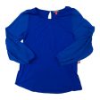 Top Long Sleeve By Vince Camuto In Blue, Size: M Supply