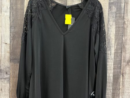 Top Long Sleeve By Torrid In Black, Size: L For Discount