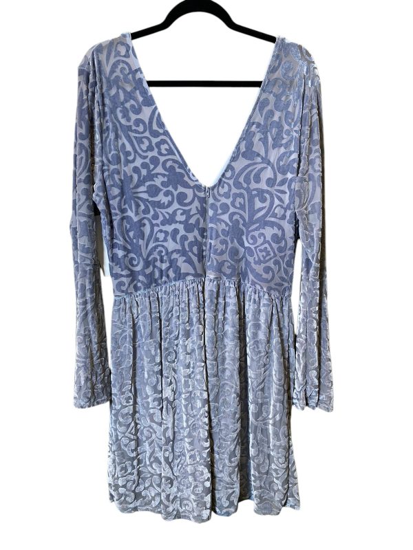 Dress Casual Midi By Charlotte Russe In Blue, Size: 1x Sale