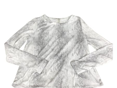 Top Long Sleeve By Clothes Mentor In Snakeskin Print, Size: M Online