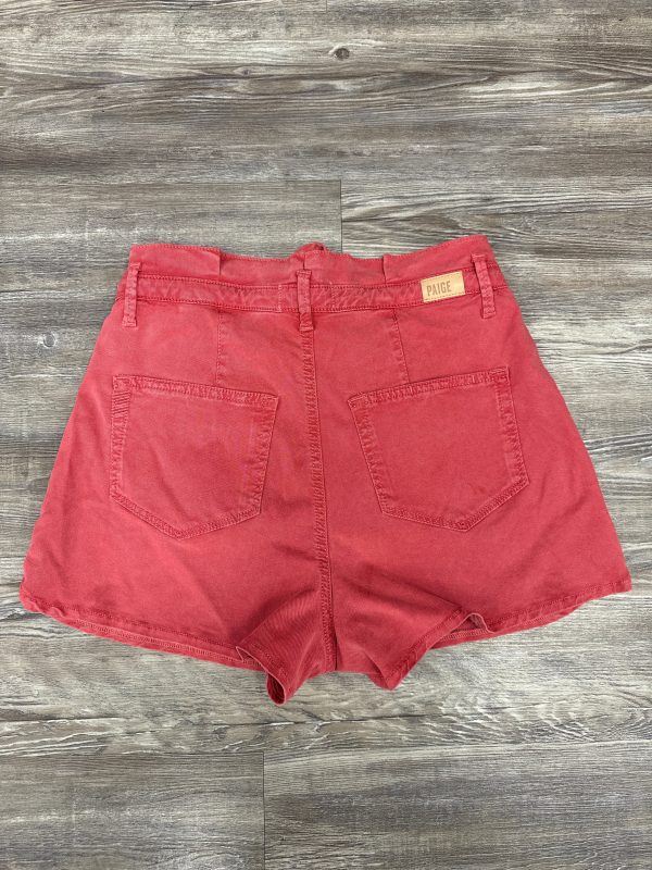 Shorts Designer By Paige In Red, Size: 4 For Cheap