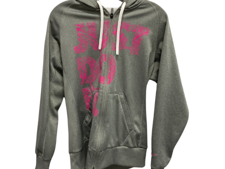 Athletic Sweatshirt Hoodie By Nike In Grey, Size: S Online Sale