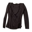 Top Long Sleeve Designer By Michael Kors In Brown, Size: M Hot on Sale