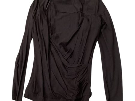 Top Long Sleeve Designer By Michael Kors In Brown, Size: M Hot on Sale