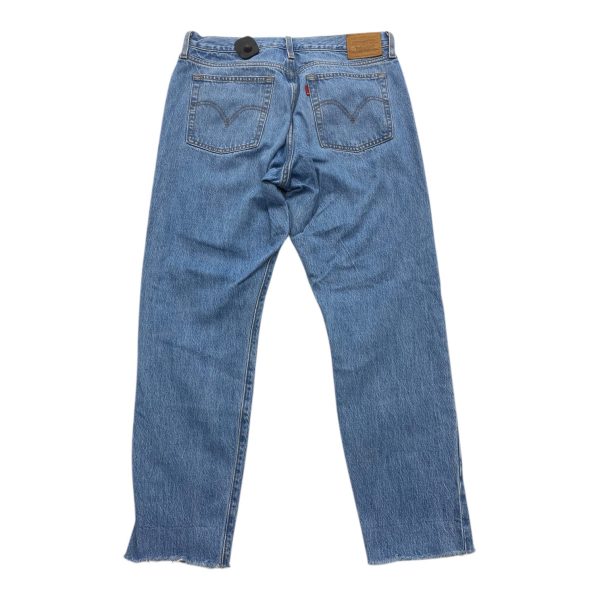 Jeans Boyfriend By Levis In Blue, Size: 12 For Sale