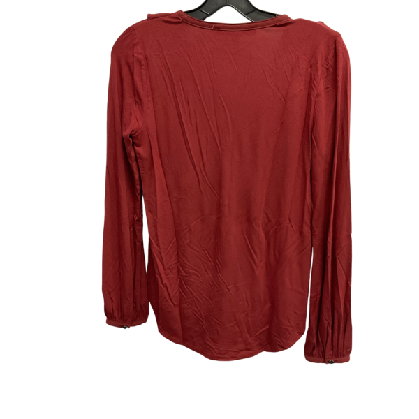 Top Long Sleeve By White House Black Market In Red, Size: Xxs Online Sale