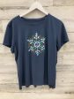 Top Short Sleeve By Life Is Good In Blue, Size: Xl Cheap