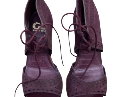 Shoes Heels Block By Gianni Bini In Purple, Size: 6.5 For Sale