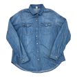 Top Long Sleeve By Old Navy In Blue Denim, Size: M Online now