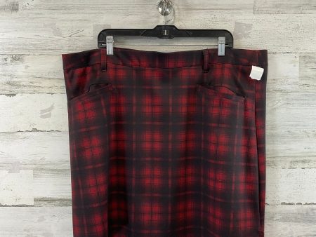 Skirt Mini & Short By Maurices In Black & Red, Size: 2x For Discount