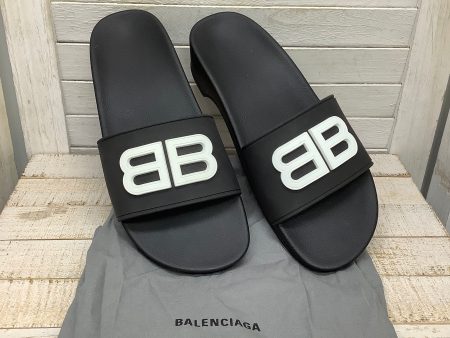 Black Sandals Designer Balenciaga, Size 7.5 Online now