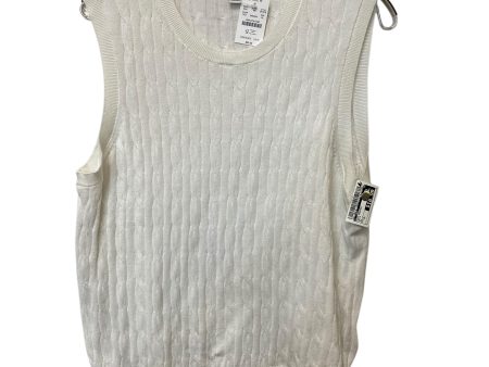 Vest Sweater By J. Crew In White, Size: Xl Hot on Sale