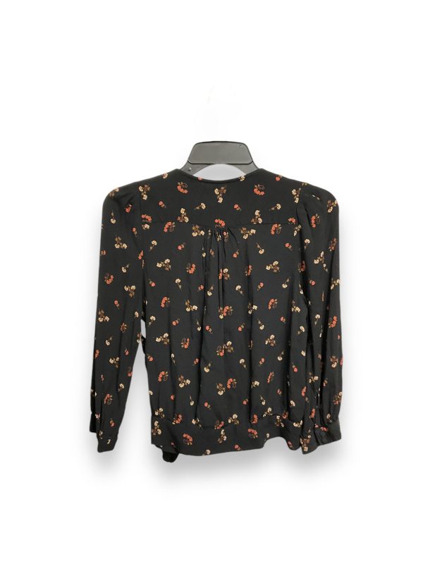 Top Long Sleeve By Madewell In Floral Print, Size: S Online Sale