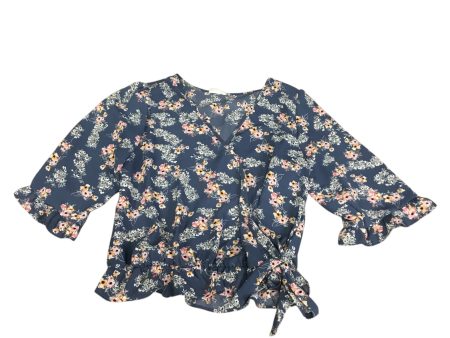 Top Long Sleeve By Sienna Sky In Blue, Size: M Fashion