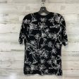 Top Short Sleeve By White House Black Market In Black, Size: L Fashion