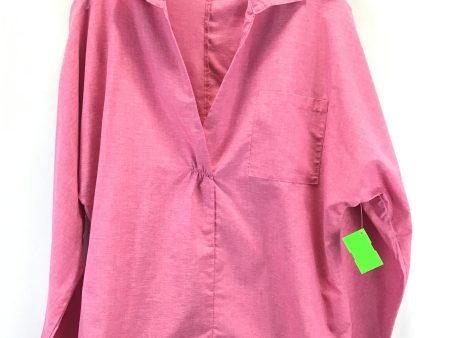 Top Long Sleeve By Misslook In Pink, Size: M Supply