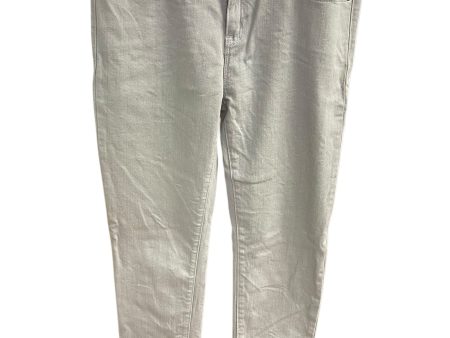 Jeans Skinny By Michael By Michael Kors In Grey, Size: 8 Online Sale