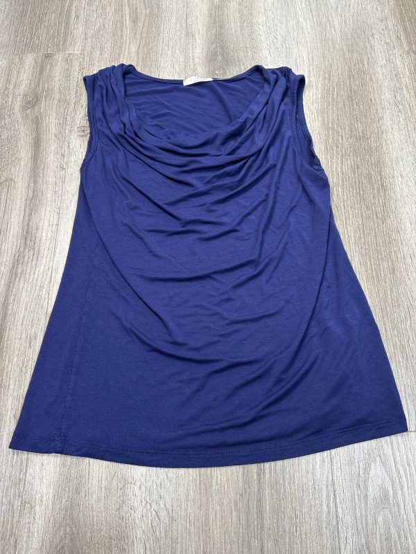 Top Sleeveless By Clothes Mentor In Blue, Size: M Supply