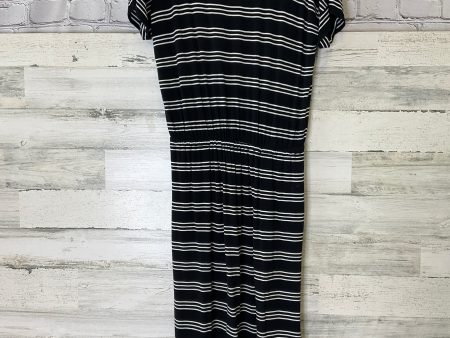 Dress Casual Maxi By Banana Republic In Black & White, Size: M Discount