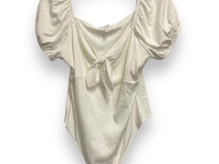 Bodysuit By Lc Lauren Conrad In White, Size: L Online Sale