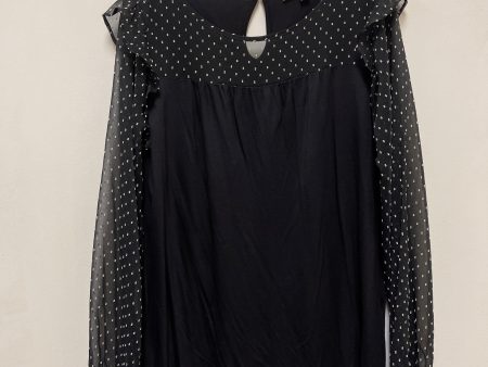 Top Long Sleeve By Loft In Black, Size: M For Sale