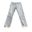 Jeans Cropped By Agolde In Blue Denim, Size: 0 Online now