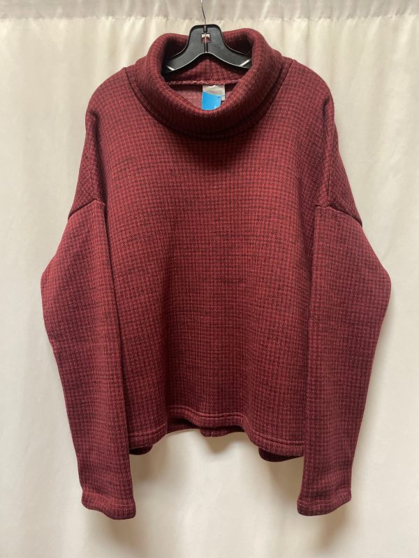 Top Long Sleeve By Columbia In Maroon, Size: Xl For Cheap