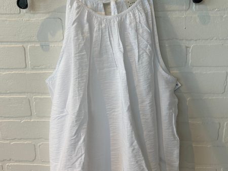 Top Sleeveless By A New Day In White, Size: M Online Sale