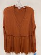 Top Long Sleeve By Pink Lily In Brown, Size: S For Sale