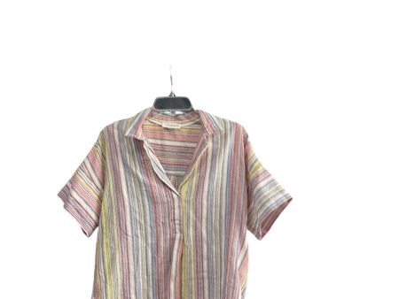 Top Short Sleeve By Anthropologie In Multi-colored, Size: S Online now