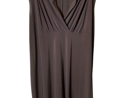 Dress Casual Midi By Avenue In Brown, Size: Xxl Online now