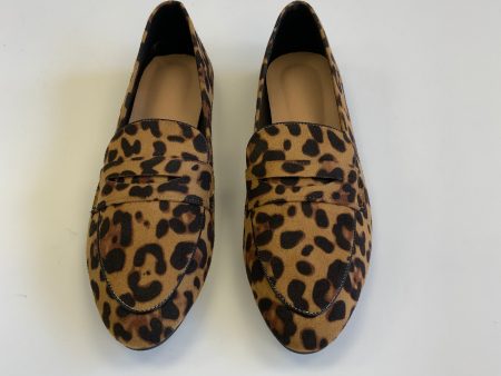 Animal Print Shoes Flats Clothes Mentor, Size 9.5 For Sale