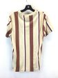 Top Short Sleeve By Aeropostale In Striped Pattern, Size: S Cheap