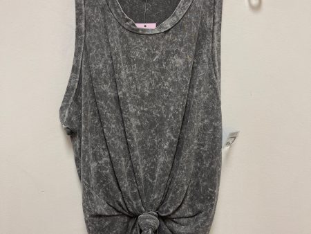 Top Sleeveless By Wild Fable In Grey, Size: M Fashion