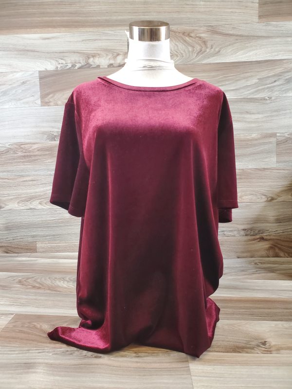 Top Short Sleeve By Old Navy In Red, Size: Xl Online now