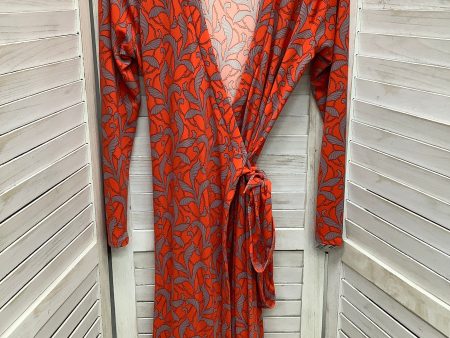 Dress Casual Maxi By Ann Taylor In Orange, Size: 8 Supply