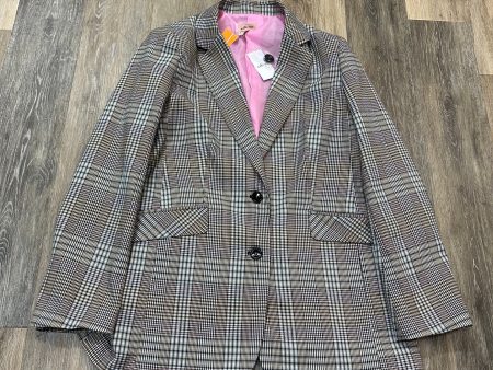 Blazer By Willow + Root In Plaid Pattern, Size: L Cheap