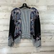 Top Long Sleeve By Free People In Black & Blue, Size: S For Discount