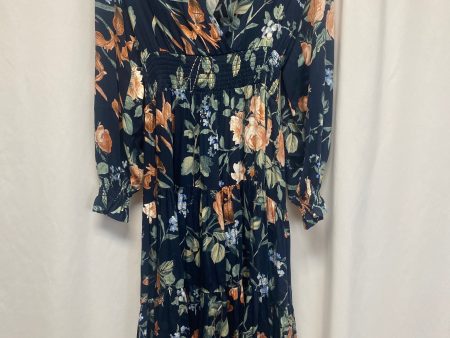 Dress Casual Maxi By Vici In Navy, Size: Xs Supply