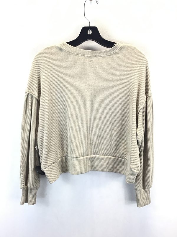 Top Long Sleeve By So In Tan, Size: Xl on Sale