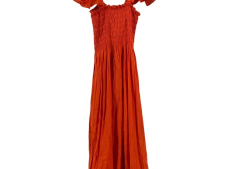 Dress Casual Maxi By Clothes Mentor In Orange, Size: S Cheap