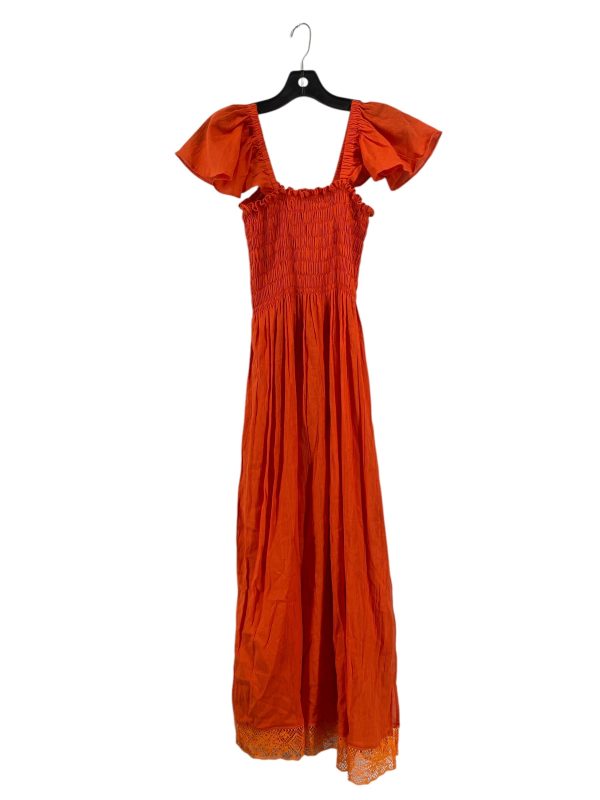 Dress Casual Maxi By Clothes Mentor In Orange, Size: S Cheap