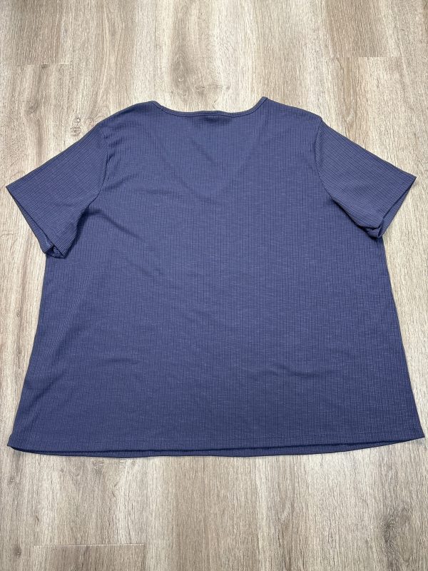 Top Short Sleeve By Old Navy In Blue, Size: Xxl Hot on Sale